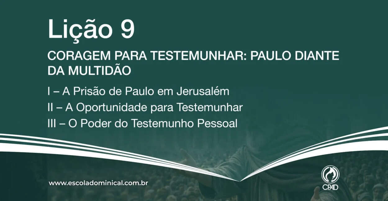 Coragem para Testemunhar: Paulo diante da Multidão